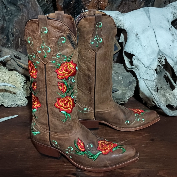 Johnny Ringo cowboy boots Size 7B - Picture 7 of 10